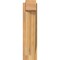 Ekena Millwork Traditional Block Rough Sawn Outlooker, Western Red Cedar, 6"W x 12"D x 24"H OUT06X12X24TRA05RWR - alternate 3